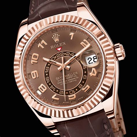 rolex sky dweller leather straps.